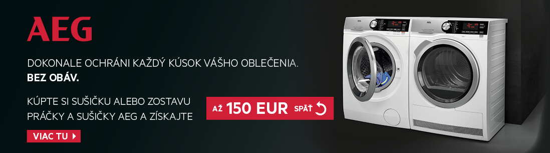 AEG - Pranie a sušenie cashback