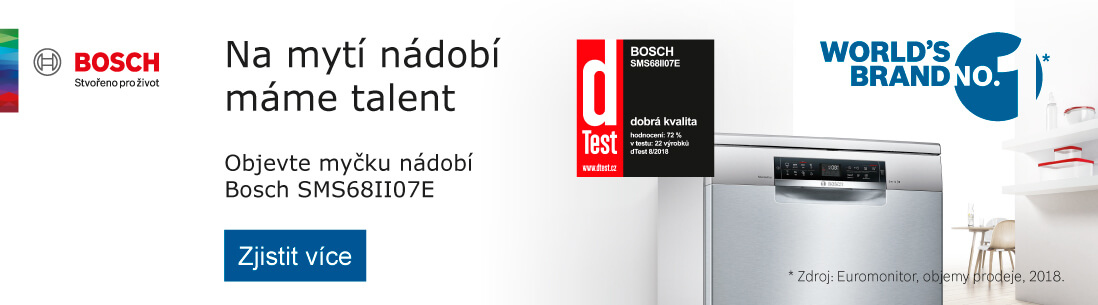 Bosch - Objevte myčku nádobí Bosch SMS68II07E