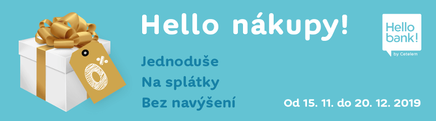 Hello nákupy - splátky bez navýšení