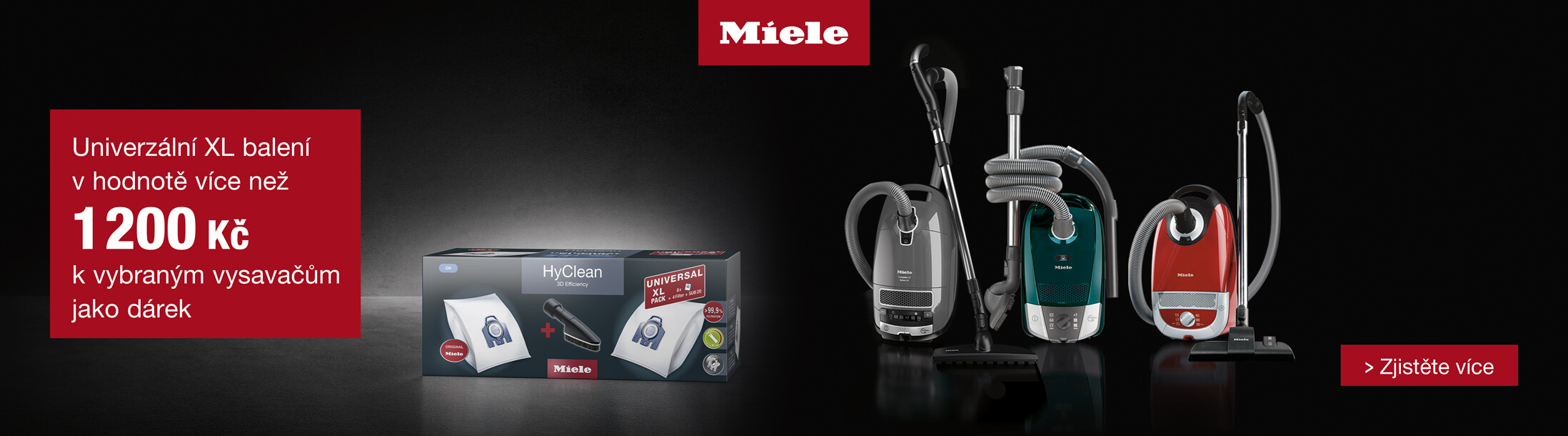 Miele - Univerzální XL balení sáčků jako dárek