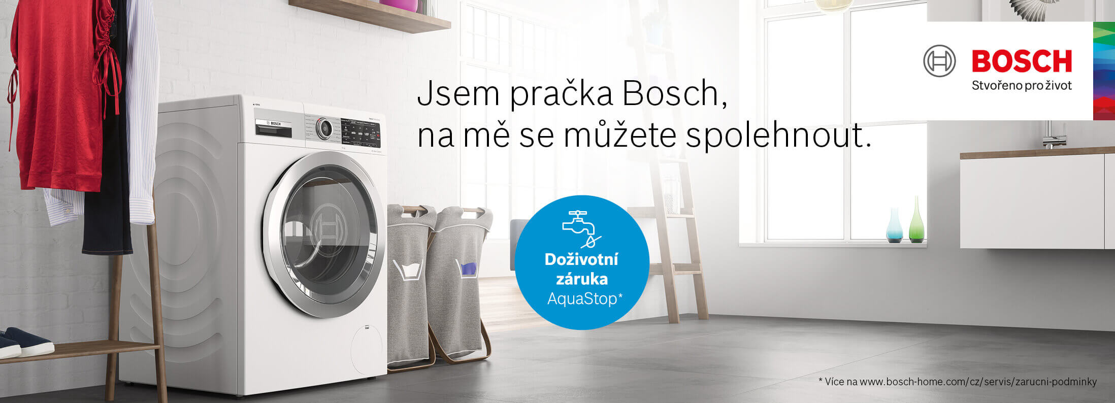 Bosch - Pračky - Doživotní záruka na AquaStop