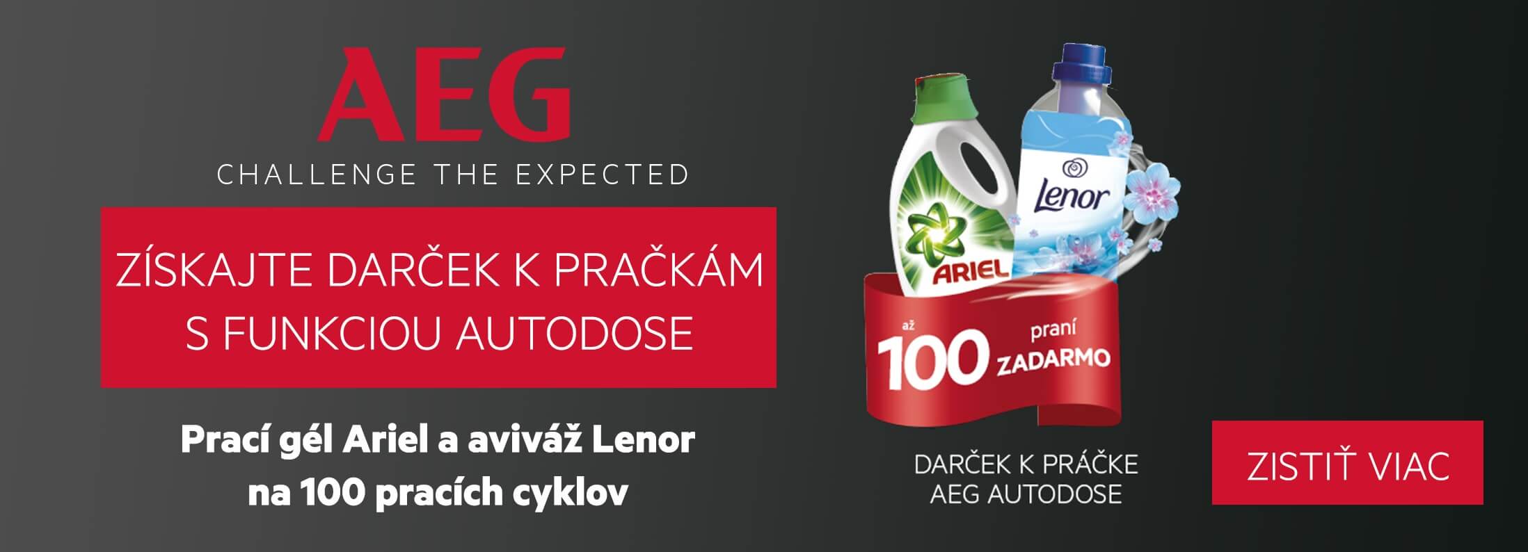 AEG - Darček k práčkám AEG s funkciou AutoDose