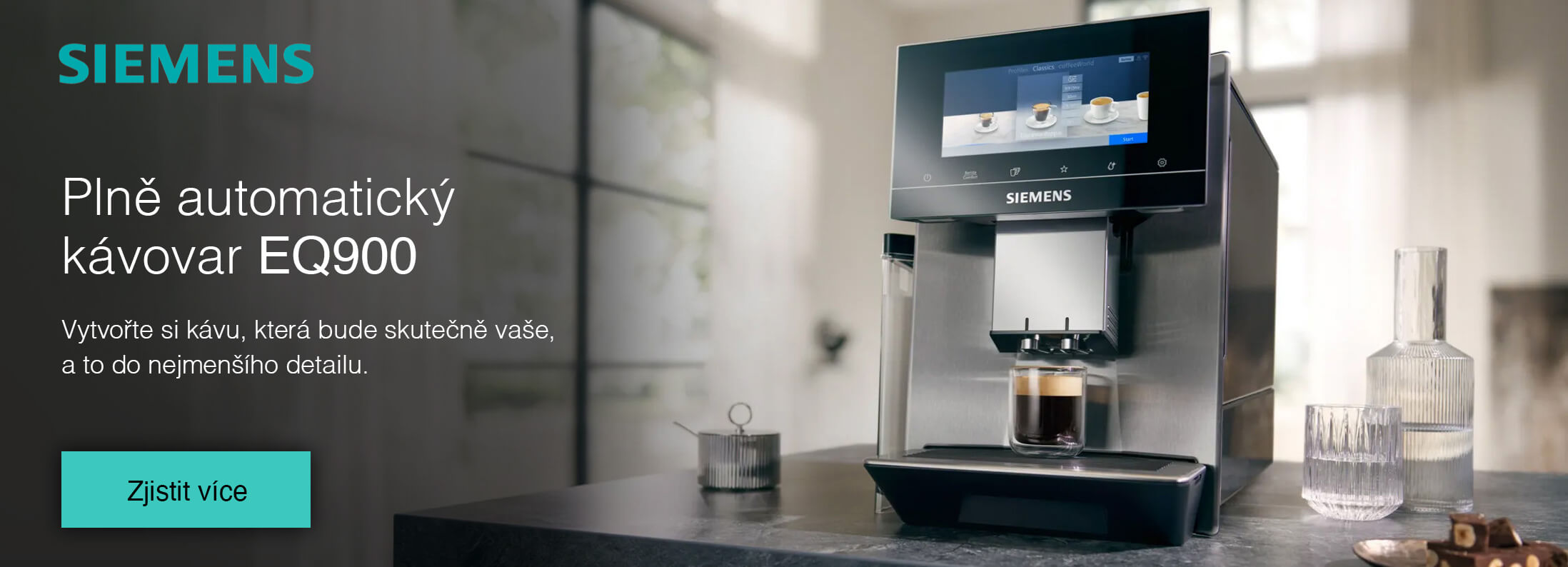 Siemens - Plně automatický kávovar EQ.900