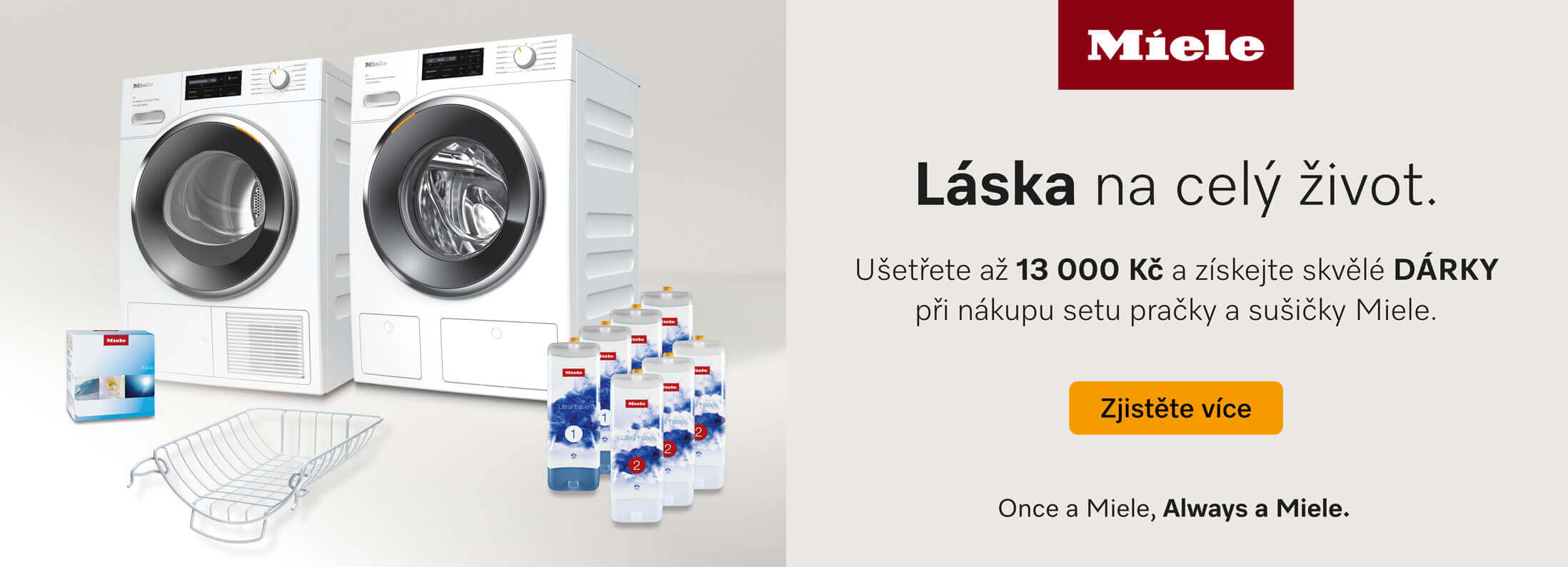 Miele - Láska na celý život: Set pračky a sušičky Miele