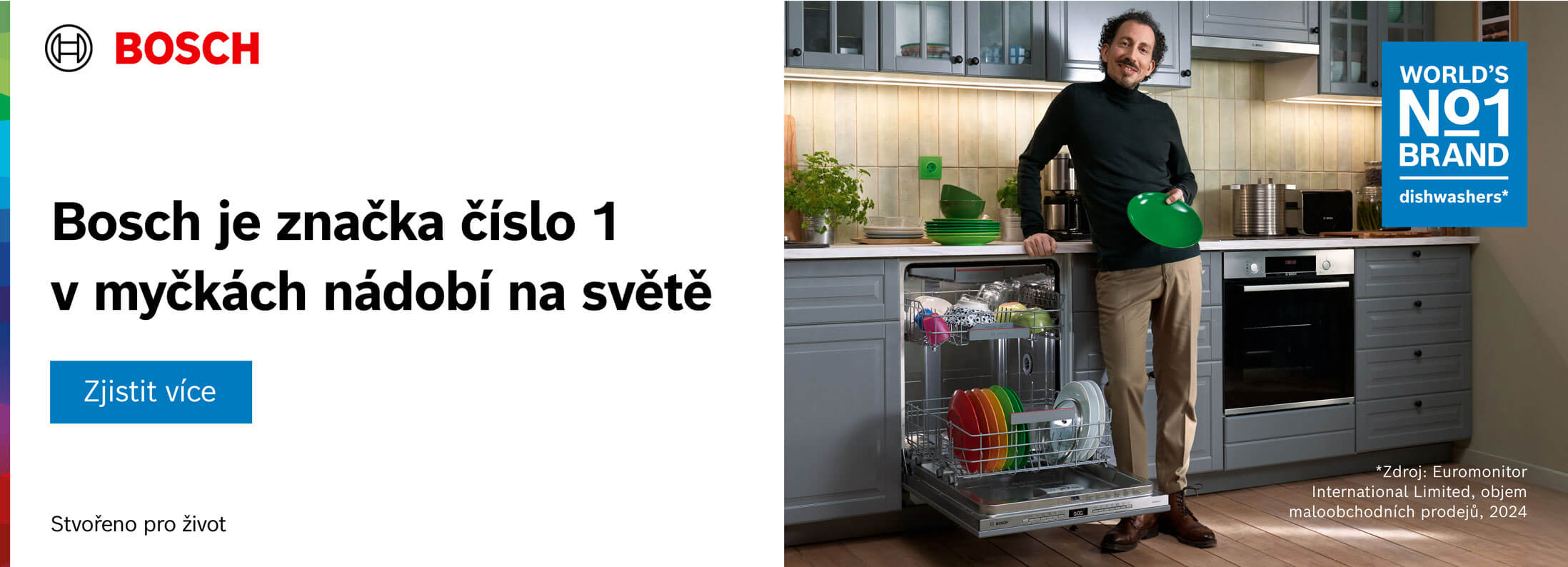 Bosch - číslo 1 v myčkách nádobí na světě