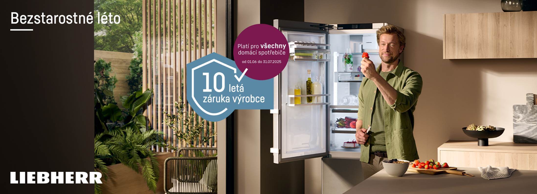Kupte si nyní chladničku, mrazničku nebo spotřebič na víno a získejte 10letou záruku výrobce zdarma.