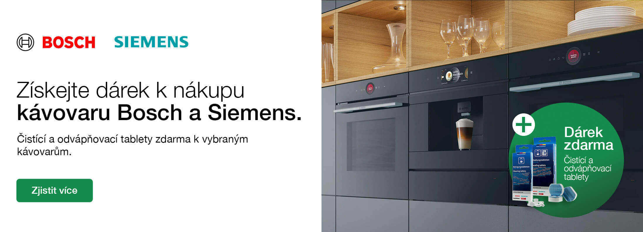 Nakupte kávovary Bosch a Siemens a získejte dárek!
