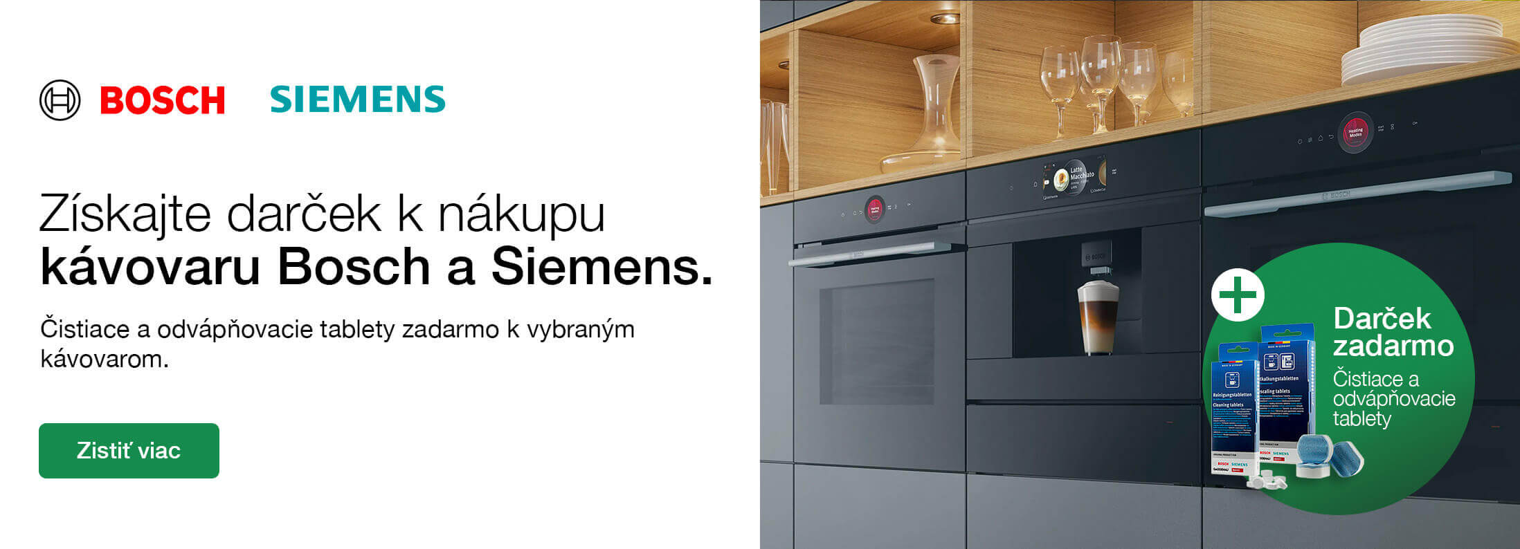 Nakúpte kávovary Bosch a Siemens a získajte darček!