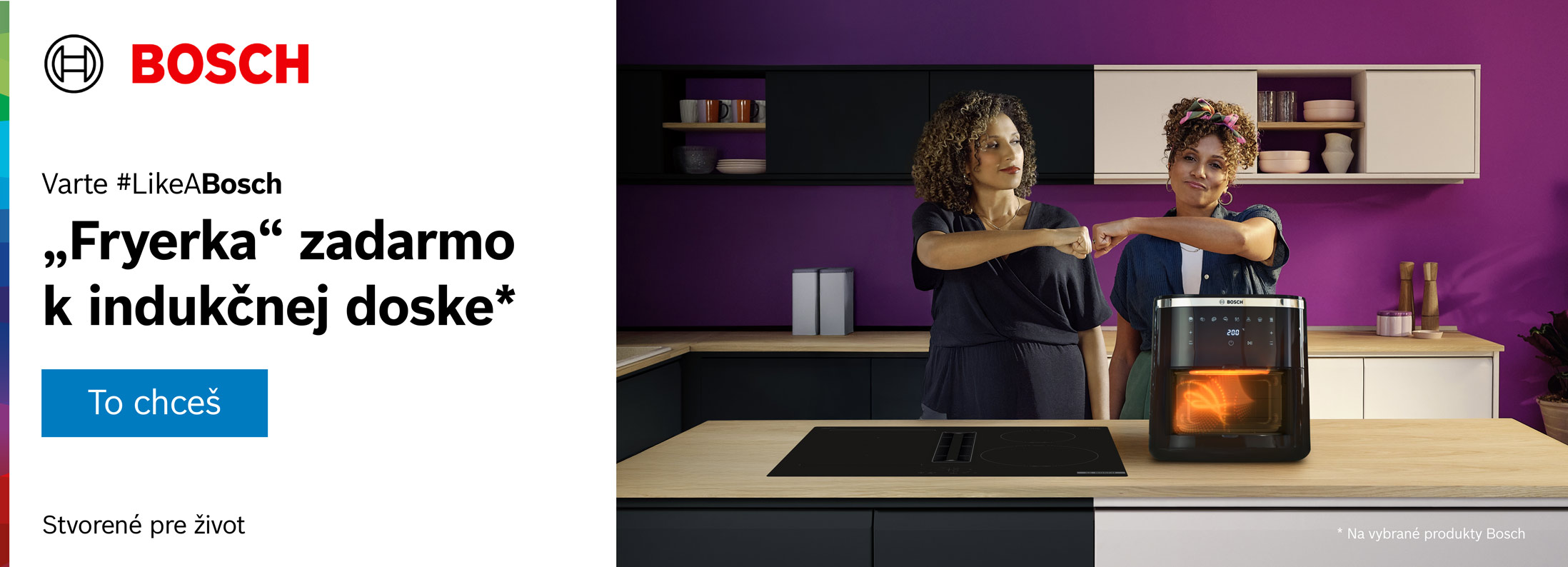 Bosch - Kupte indukční varnou desku a získejte Air Fritézu SK
