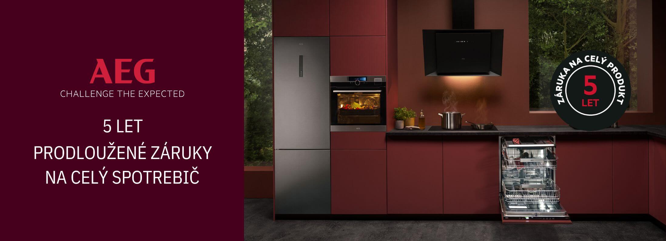 AEG - 5 let záruka na celý produkt