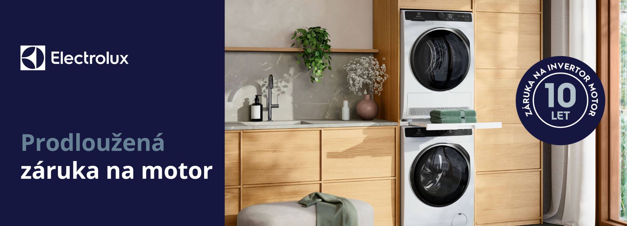 Electrolux - 10 let záruka na invertor motor