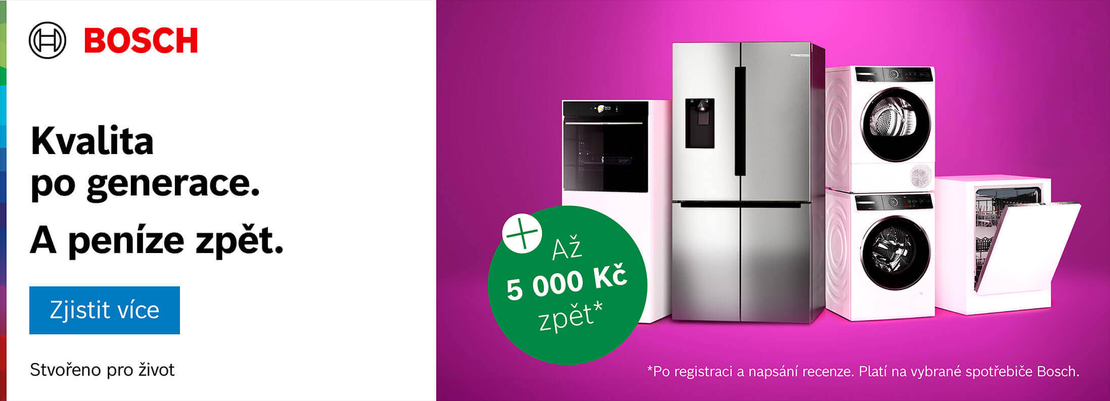 Bosch cashback kvalita po generace