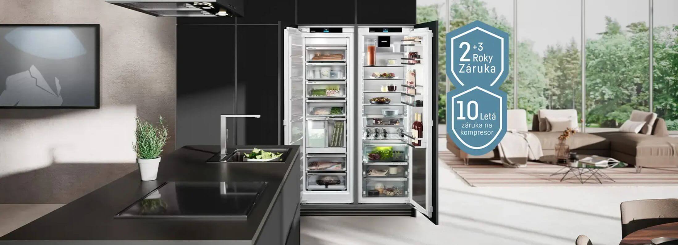 Liebherr - 5 let záruka + 10 let záruka na kompresor