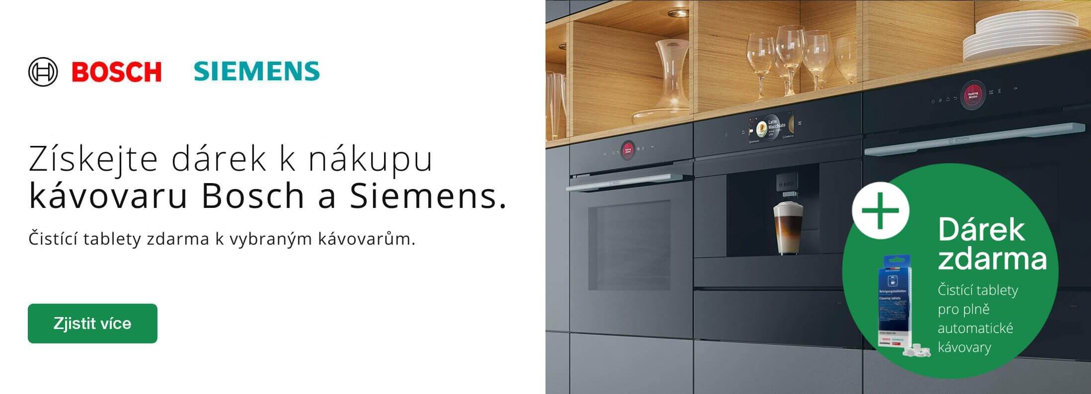 Nakupte kávovary Bosch a Siemens a získejte dárek!