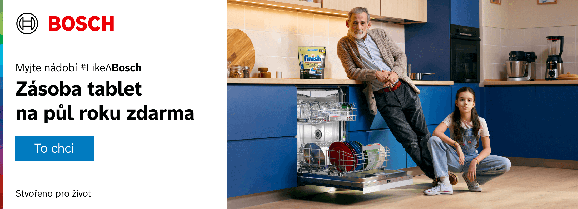 Bosch Kupte si myčku a získejte tablety Finish