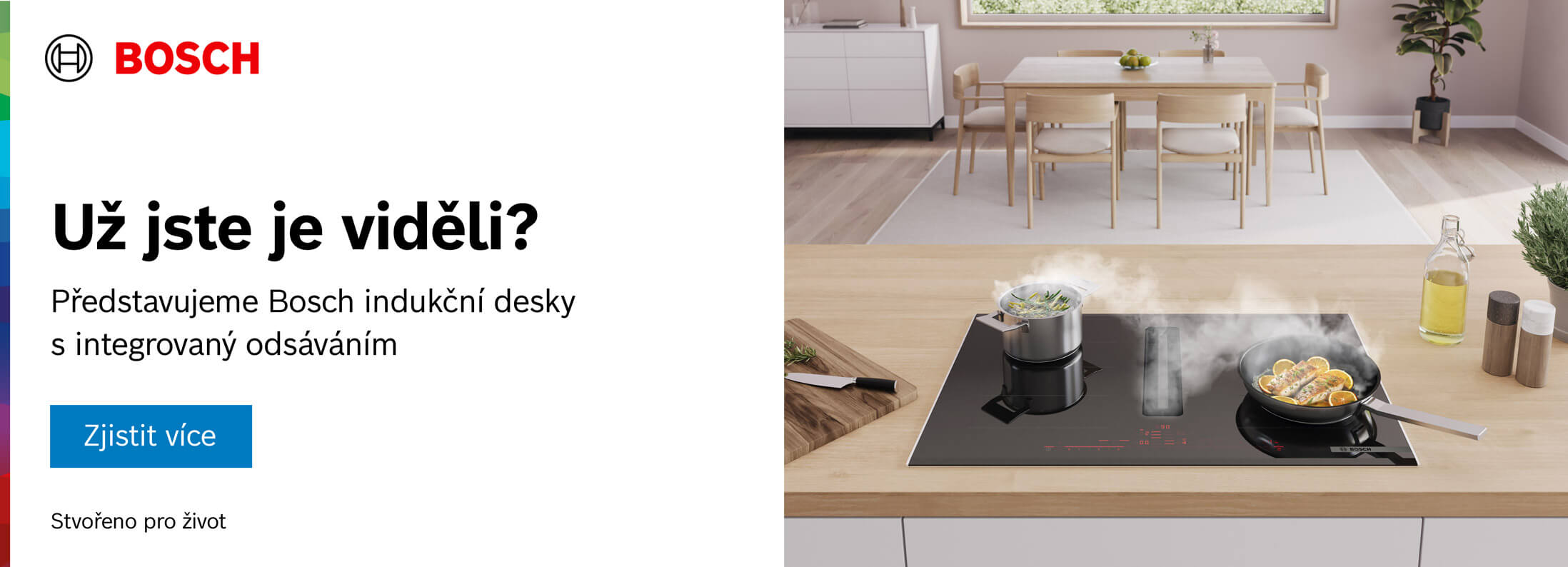 Bosch - Indukce s integrovaným odsáváním