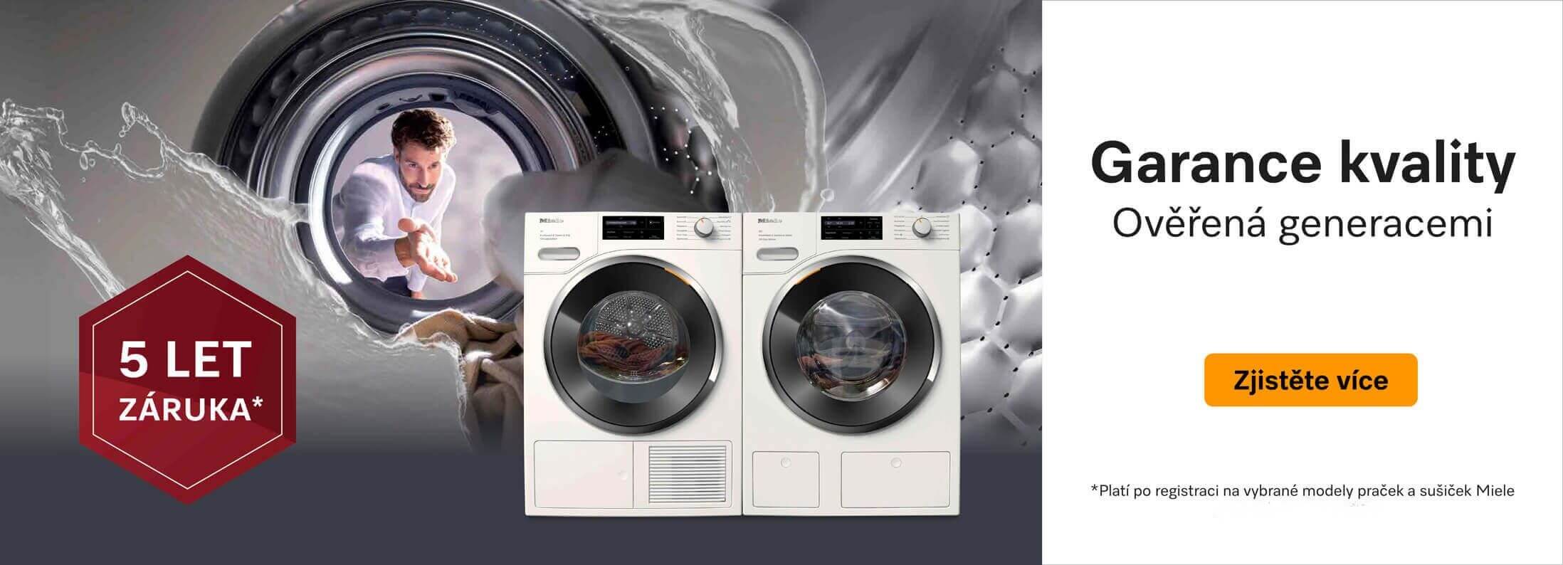 Miele pračky a sušičky 5 let záruka