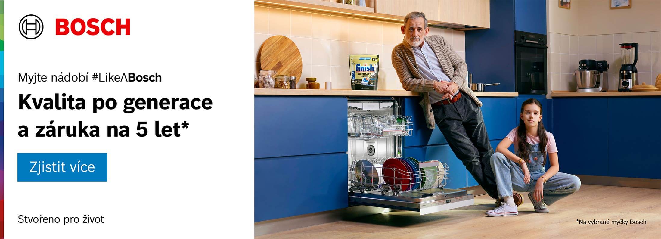 Bosch kupte si myčku a získejte záruku na 5 let