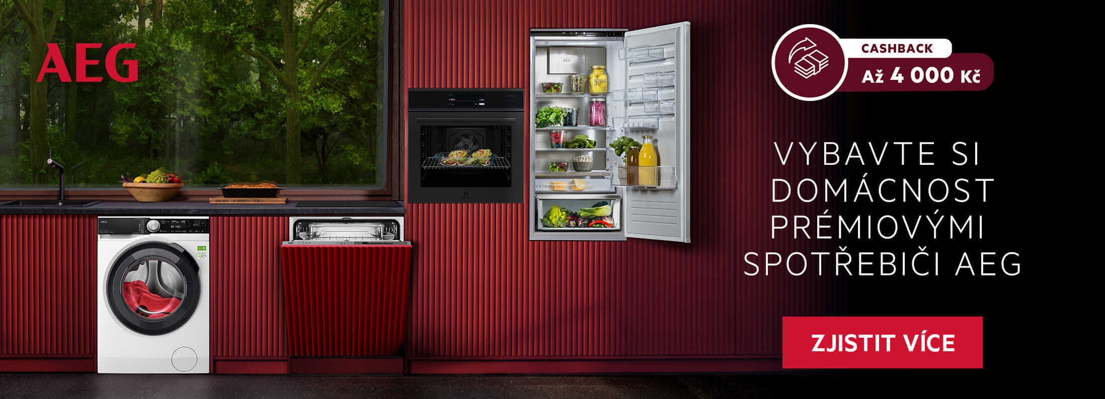 AEG cashback prémiové spotřebiče