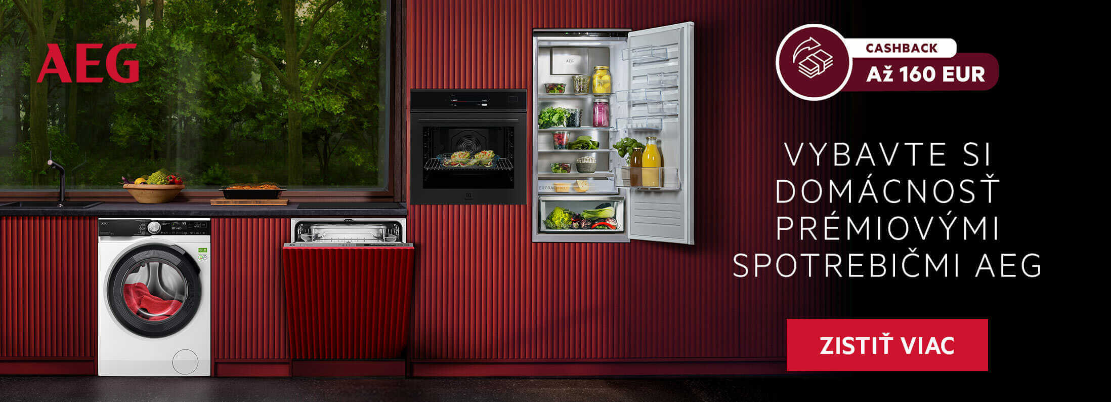 AEG cashback na prémiové spotrebiče