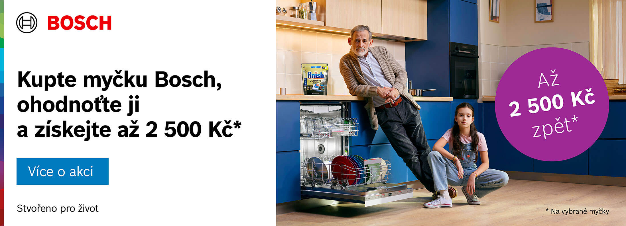Bosch cashback kvalitní péče o nádobí