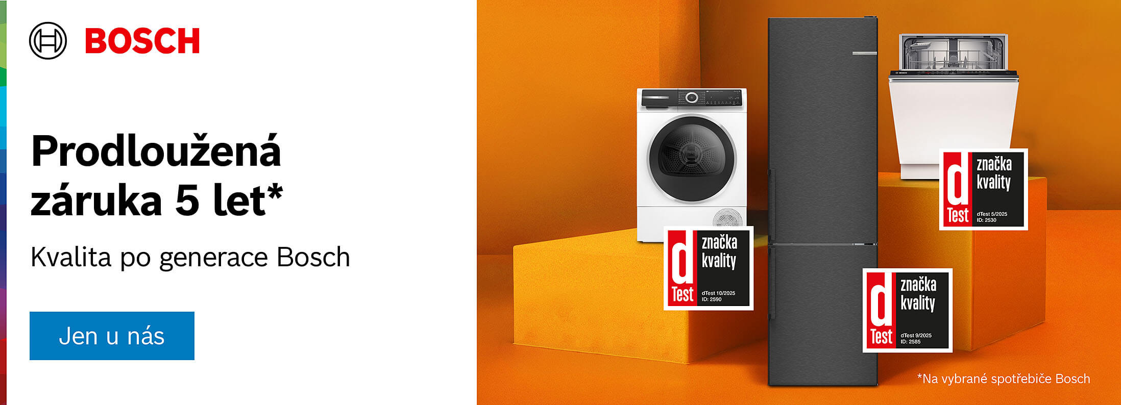 Bosch exkluzivní prodloužená záruka 5 let