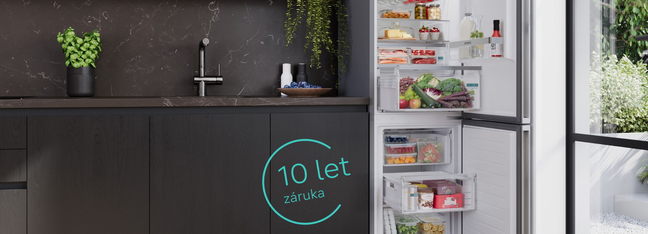 Záruka 10 let na vybrané chladničky Siemens
