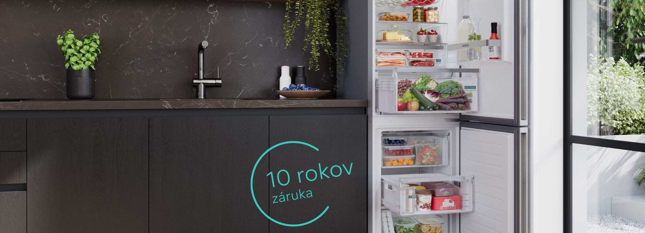 10-ročná záruka na vybrané chladničky Siemens
