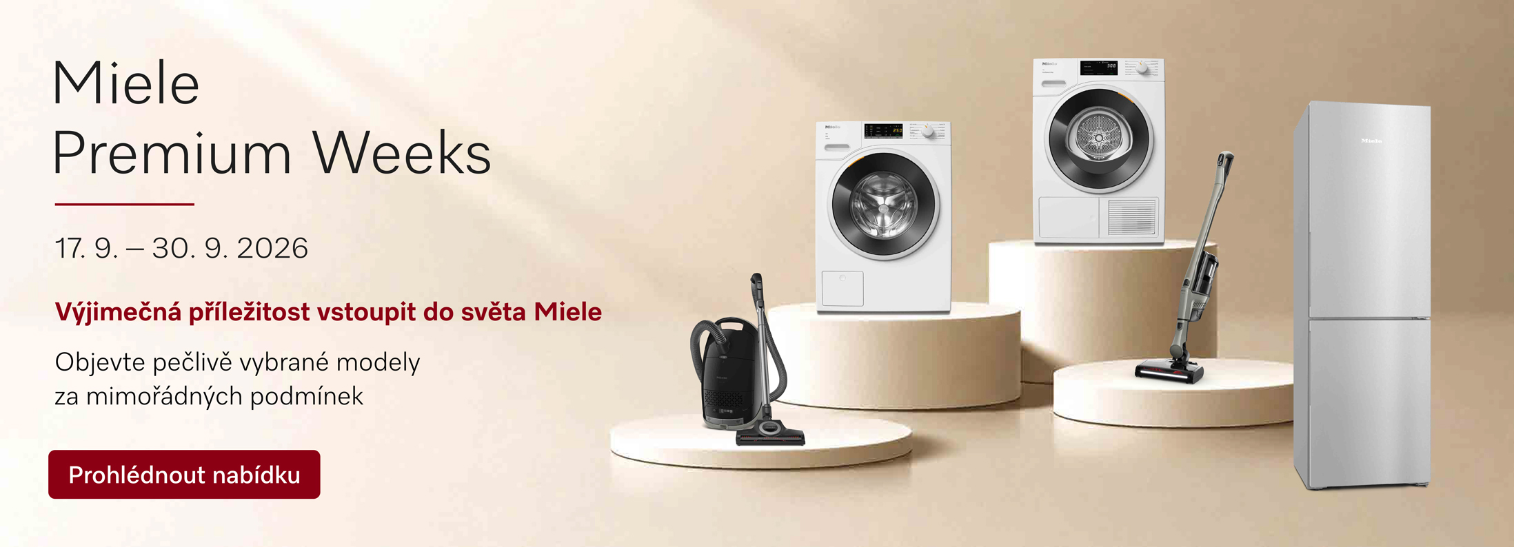 Miele Premium Weeks sleva až 20%