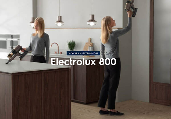 Nová řada tyčových vysavačů Electrolux 800