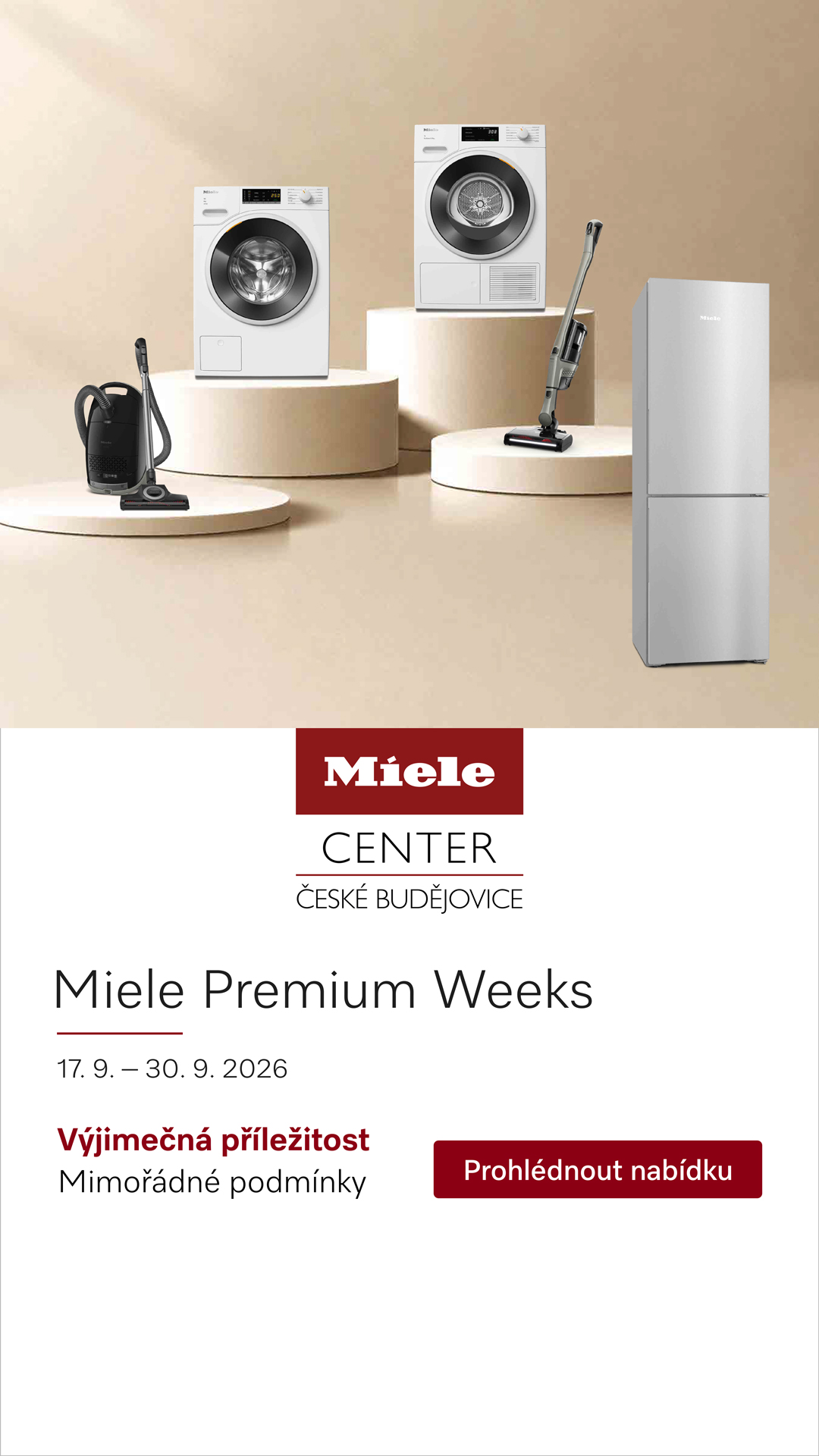 Miele Premium Weeks sleva až 20%