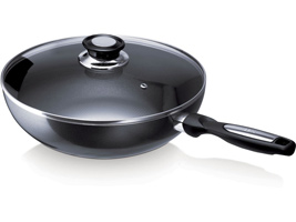 Pánev Wok BEKA Pro indukc 28 cm hluboká s poklicí INDUKCE