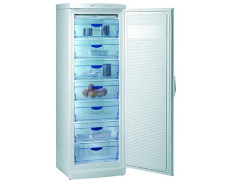 Mraznička Gorenje F 6311 W, šuplíková