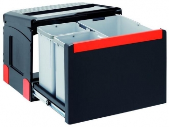 Sorter Cube 50 1 x 14L 1x 18L, automatický výsuv
