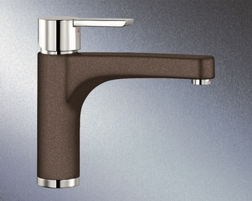 Pylos kávová/chrom SILGRANIT®-Look - 514936