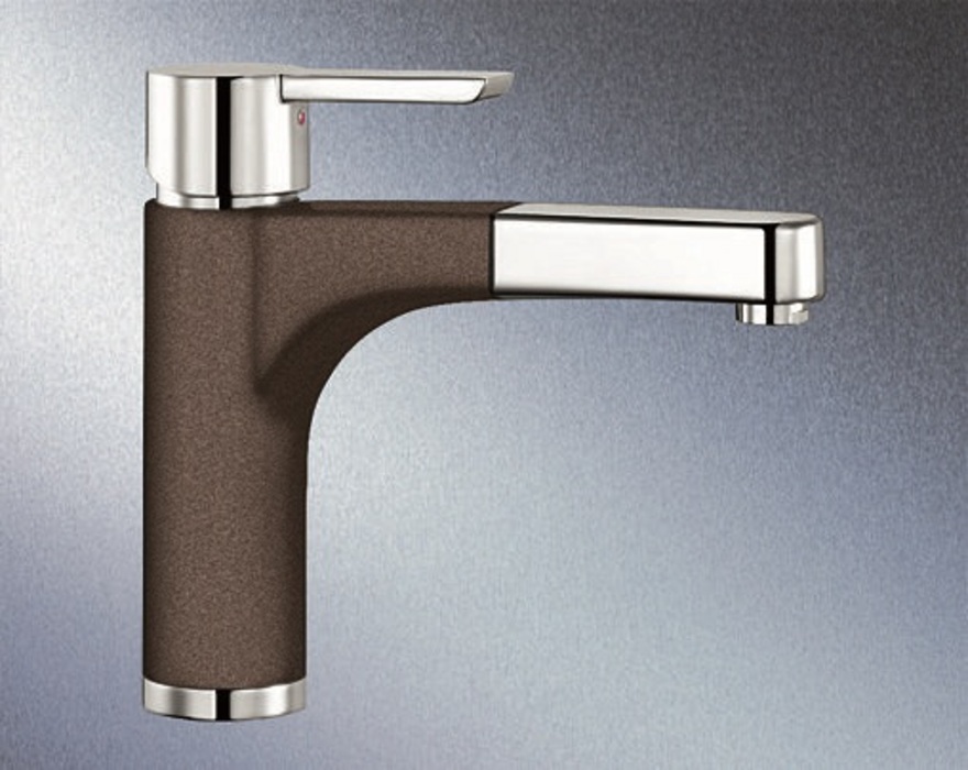 Pylos-S kávová/chrom SILGRANIT®-Look - 514935
