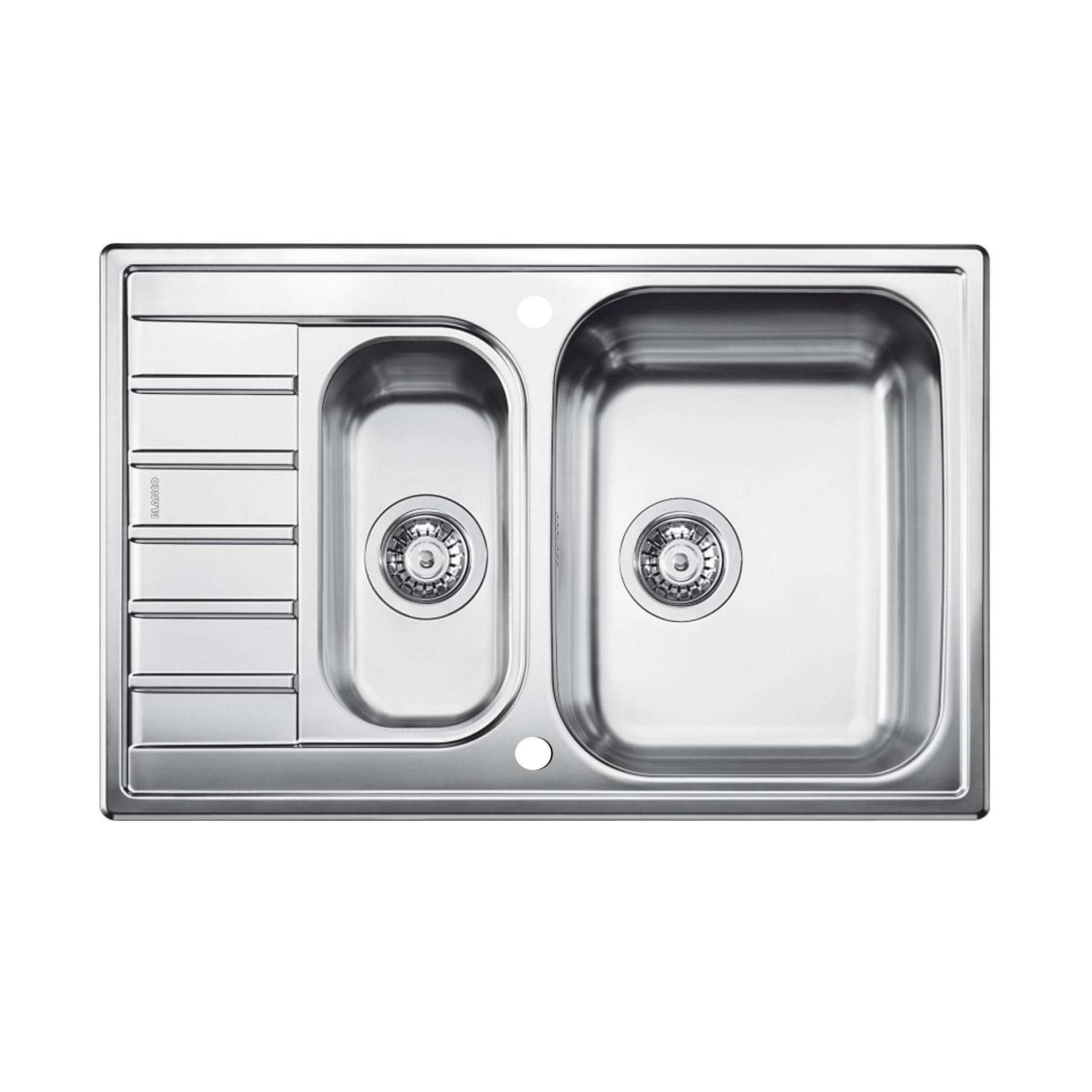 LIVIT 6 S Compact nerez ocel kartáčovaný bez excentru - 515117