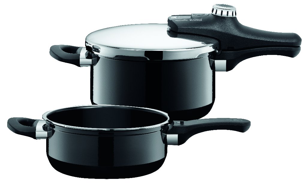 Black Sicomatic ECONTROL tlakový hrnec Duo 4,5 l, 3 l