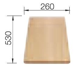 krájecí deska dřevěná pro METRA 218 313