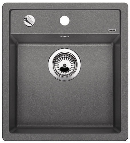 DALAGO 45-F aluminium, kuchyňský dřez s excentrem SILGRANIT® 517167