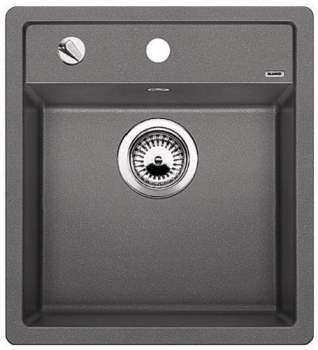 DALAGO 45-F aluminium, kuchyňský dřez s excentrem SILGRANIT® 517167