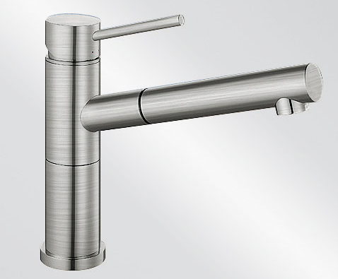 Alta-S Compact dřezová baterie tlaková, nerez masiv kartáčovaný 517182