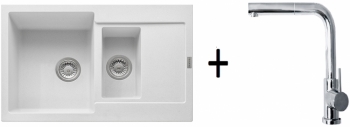 SET G12 - MRG 651-78 bílá led + FN 0147
