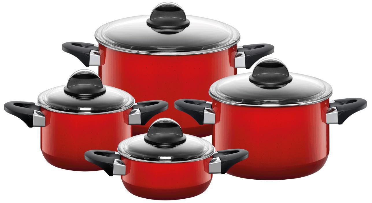 Kuchyňské nádobí Set Lindo Red ( 4 kusy)