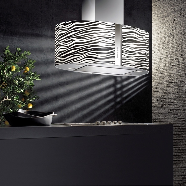 Mirabilia LED Zebra ostrůvkový 85 cm 800 m3/h