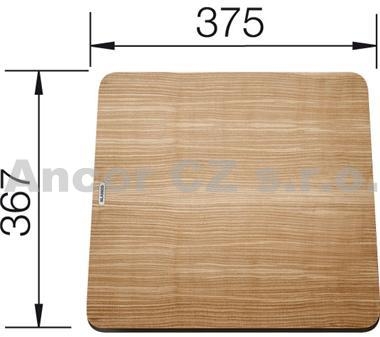 Krájecí deska jasan pro ZENAR 375x367 (229421)