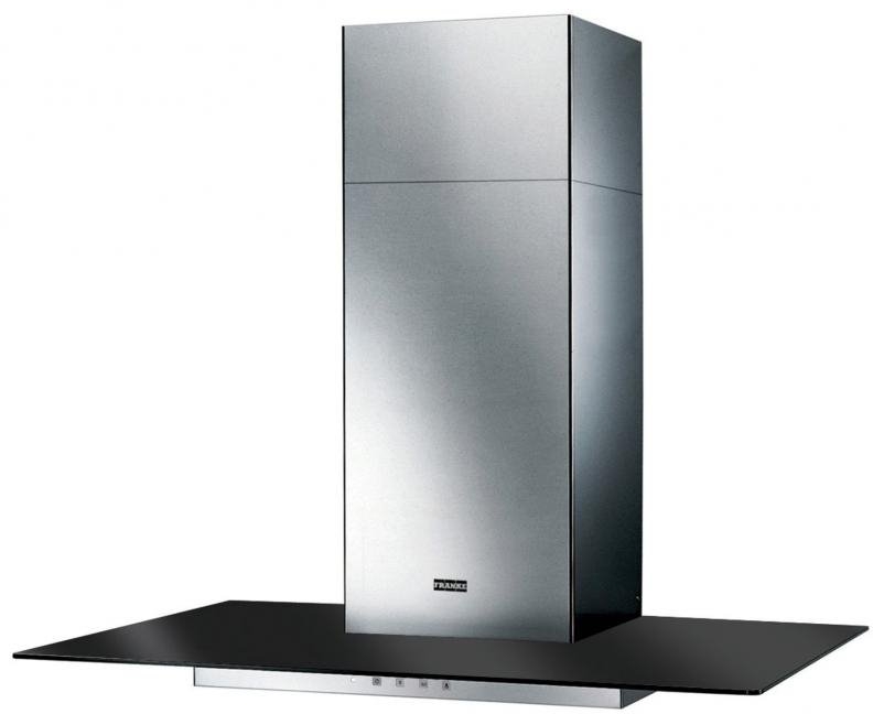 Glass Linear BK FGL 9015 BK XS, černé sklo/nerez - 110.0389.110