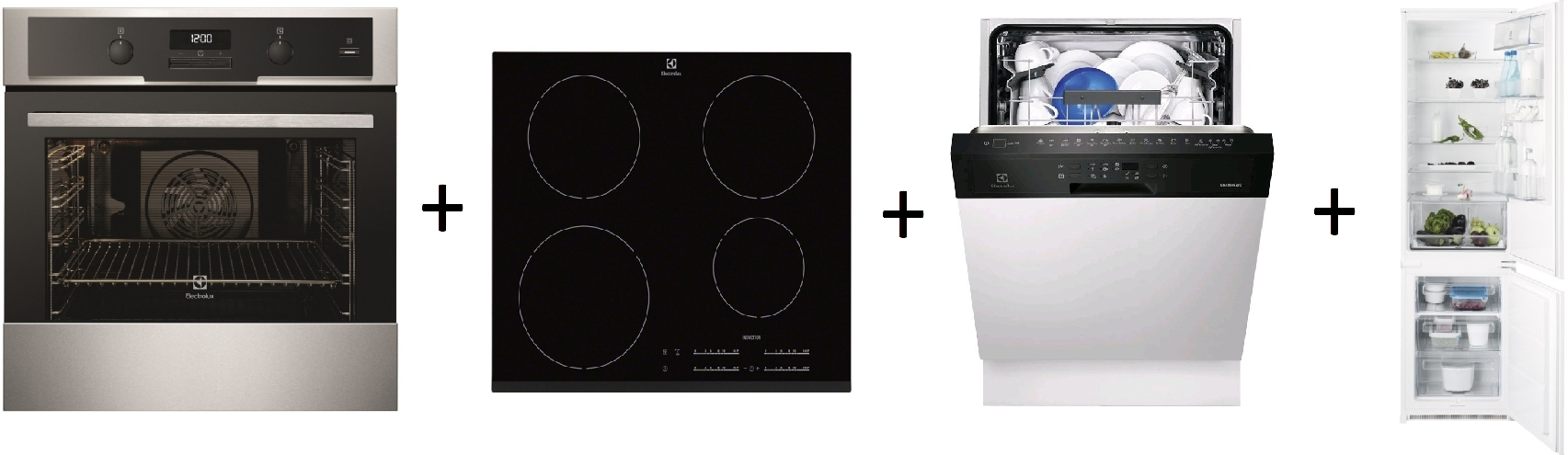 EOB5454AAX + EHH4654HFK + ESI5540LOK + ENN3101AOW