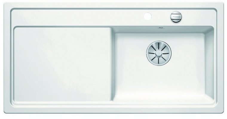 ZENAR XL 6 S InFino Keramika zářivě bílá dřez vpravo s excentrem - 524165
