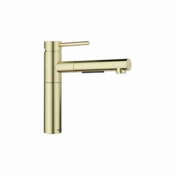 Blanco ALTA II-S satin gold, výsuvná sprcha s přepínáním - 527554